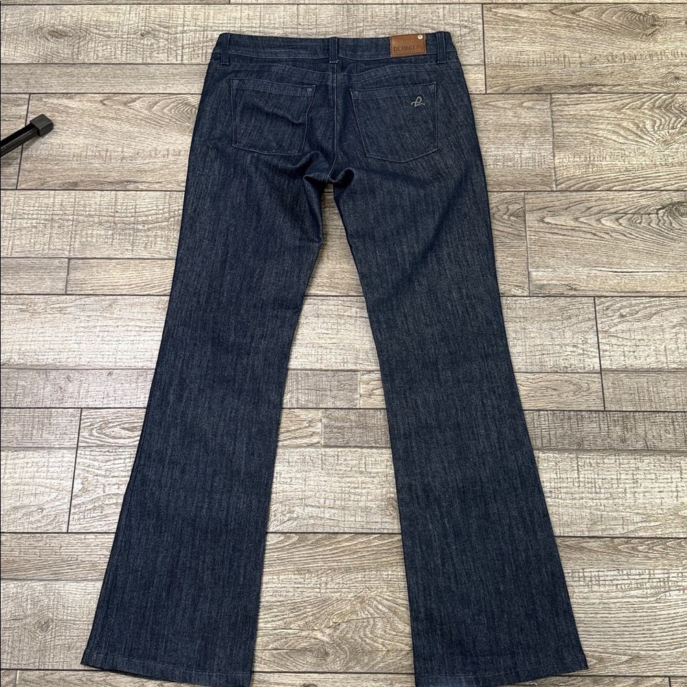 DL1961 Women's 4Way Stretch Dark Indigo Milano Boot Cut Jeans - Picture 3 of 14